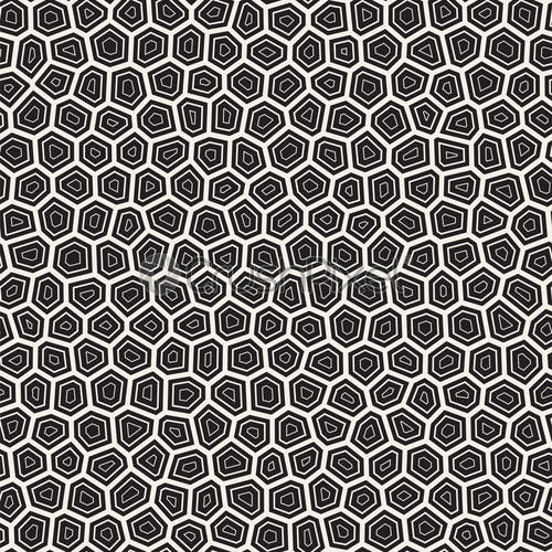 500x500 Seamless Irregular Lines Vector Mosaic Pattern Abstract Chaotic