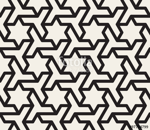 500x433 Vector Seamless Black And White Geometric Star Triangle Shape