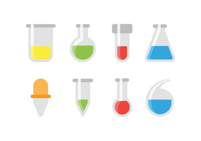 700x490 Chemical Test Tube And Glassware Icons
