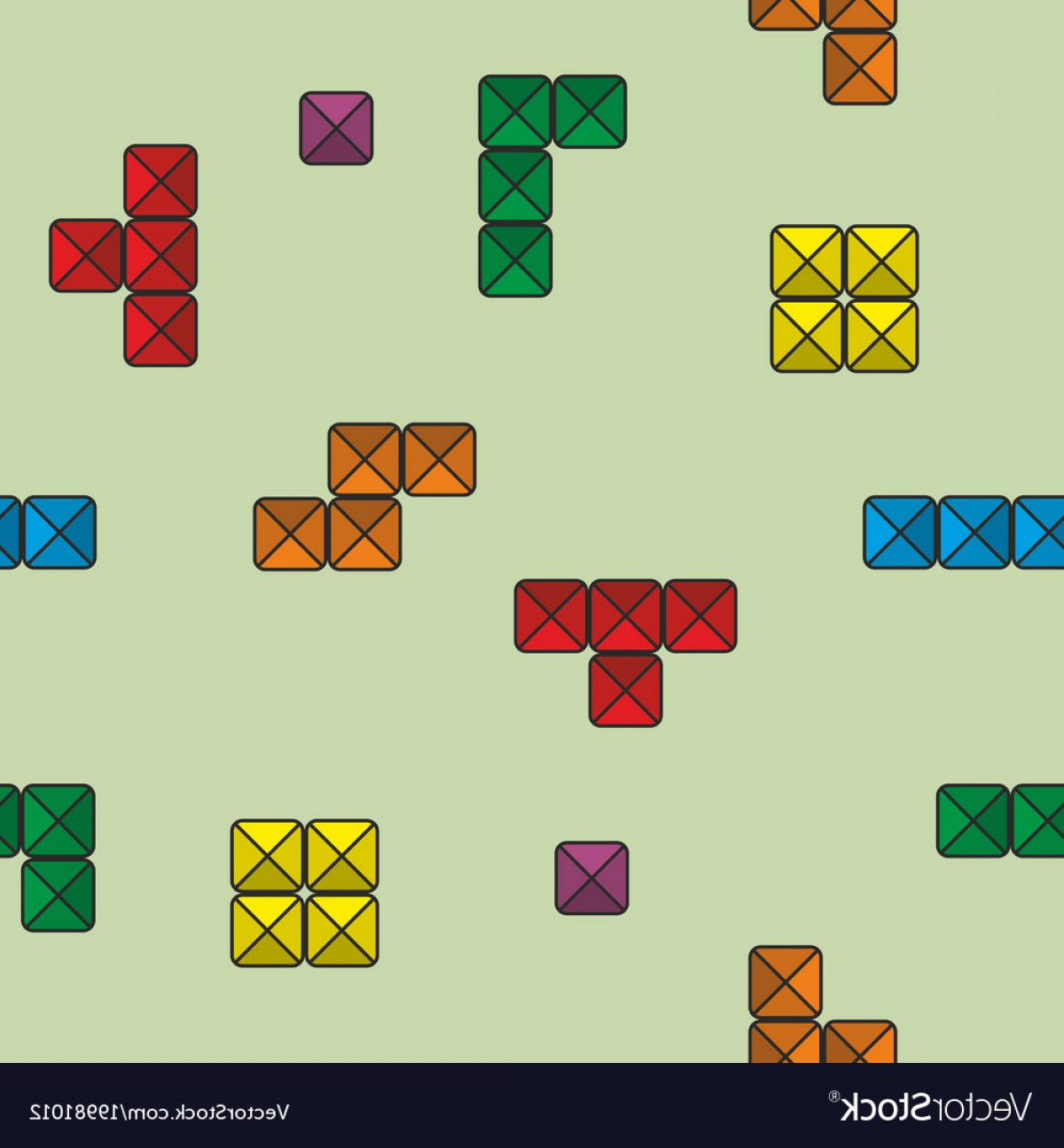 Tetris Border Vector Wallkeeper 1200x1296 Tetris Border Vector Wallkeeper