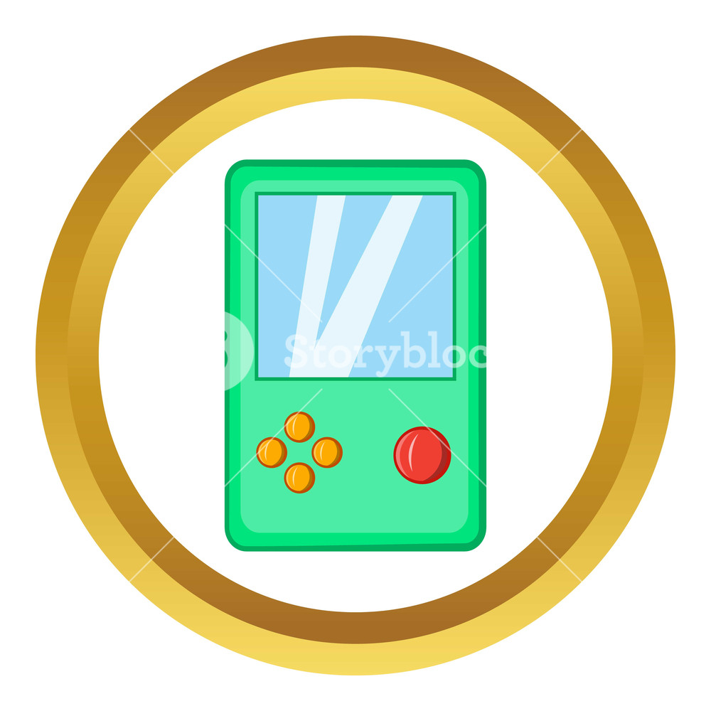 Tetris Vector Icon In Golden Circle, Cartoon Style Isolated 1000x1000 Tetris Vector Icon In Golden Circle, Cartoon Style Isolated