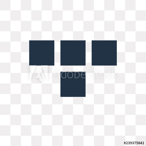 Tetris Vector Icon Isolated On Transparent Background, Tetris 500x500 Tetris Vector Icon Isolated On Transparent Background, Tetris
