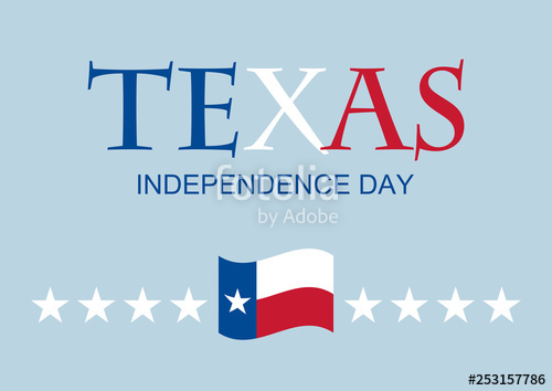 500x354 Texas Independence Day Vector Texas Flag Vector Illustration