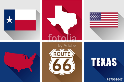Texas Flat Icon Set Set Of Vector Graphic Flat Icons Representing 500x331 Texas Flat Icon Set Set Of Vector Graphic Flat Icons Representing