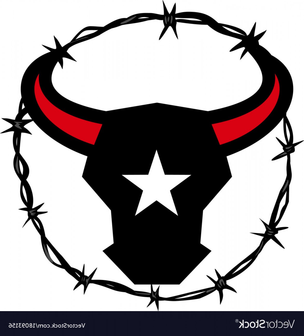 Texas Longhorn Barbed Wire Icon Vector Hoodamathrun 1173x1296 Texas Longhorn Barbed Wire Icon Vector Hoodamathrun