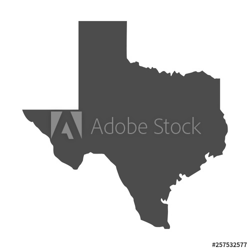 Texas Map Icon Vector Texas Shape Isolated On White Background 500x500 Texas Map Icon Vector Texas Shape Isolated On White Background