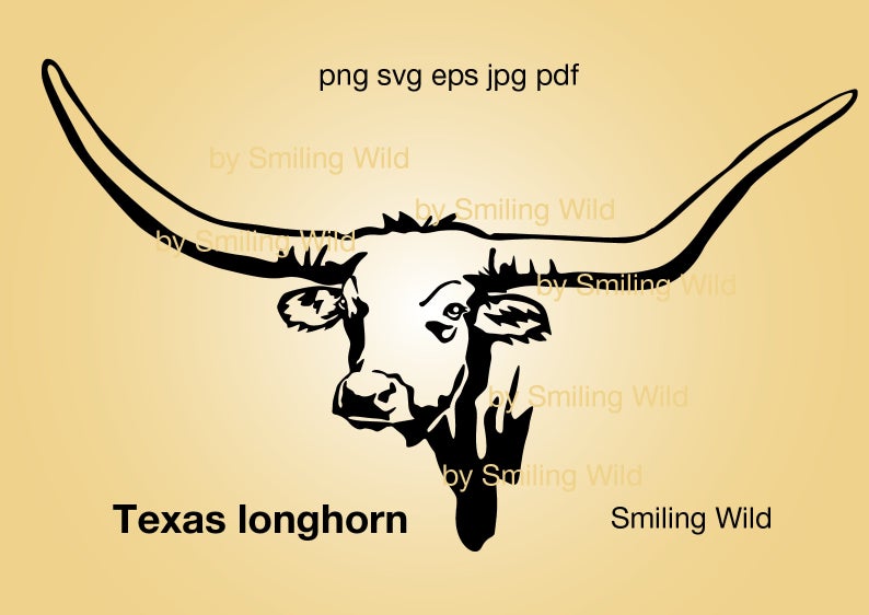 Texas Longhorn Clipart Bull Vector Graphic Art Texas Etsy 794x562 Texas Longhorn Clipart Bull Vector Graphic Art Texas Etsy