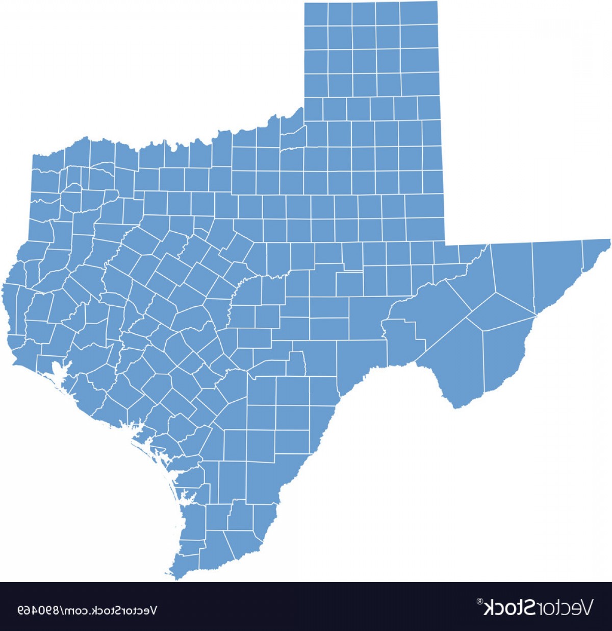 1200x1236 State Map Of Texas