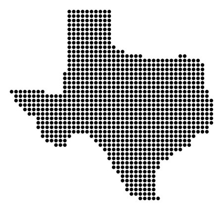 450x423 Dotted Texas Map Vector Concept Of Texas Map Done Of Round Pixels