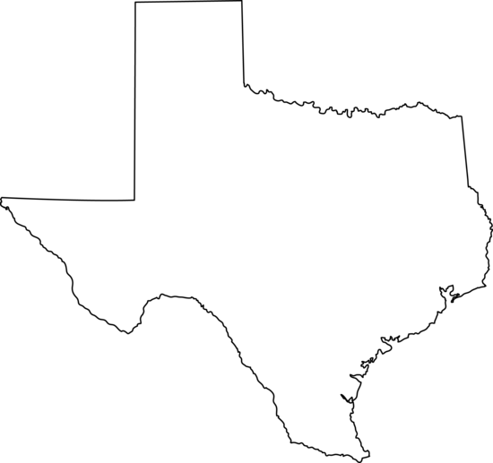 Texas Map Vector Free Download