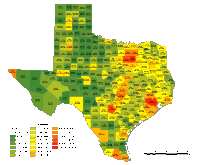 200x165 Texas Digital Vector Maps