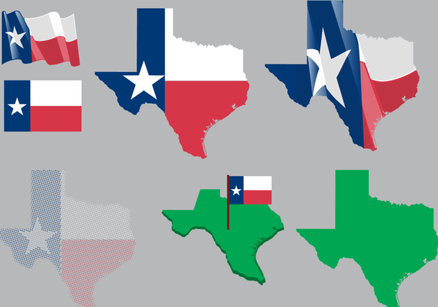 632x443 Texas Map And Flag Vector Free Vector Download Cannypic