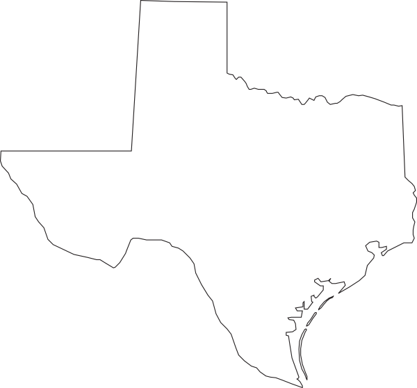 600x558 Texas Outline Vector Clipart Images Gallery For Free Download