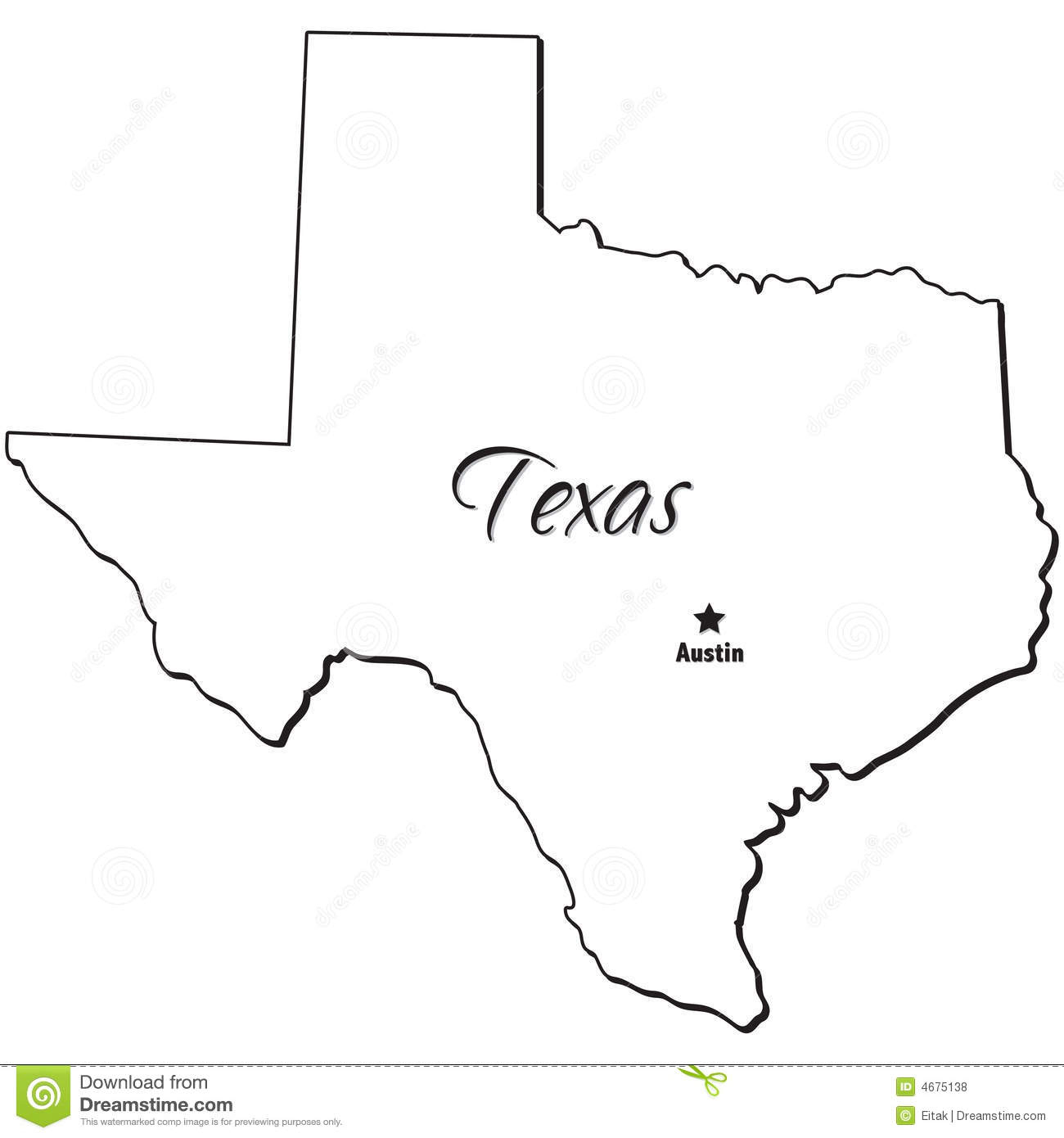 1300x1390 Free Texas State Map Printable Maps