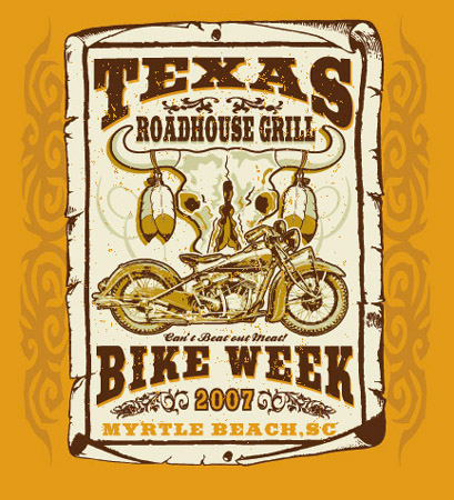 T Shirts Texas Roadhouse Grill Bike Week 409x450 T Shirts Texas Roadhouse Grill Bike Week