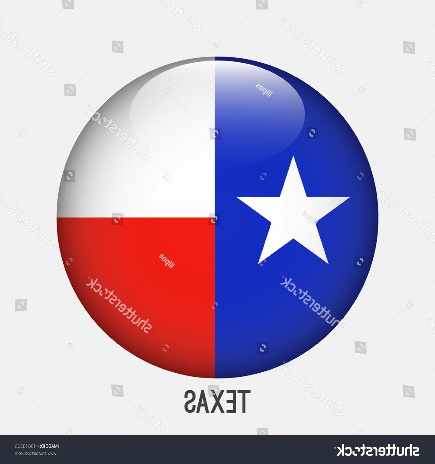 1800x1920 Texas Flag Circle Shape Transparentglossyglass Button Createmepink