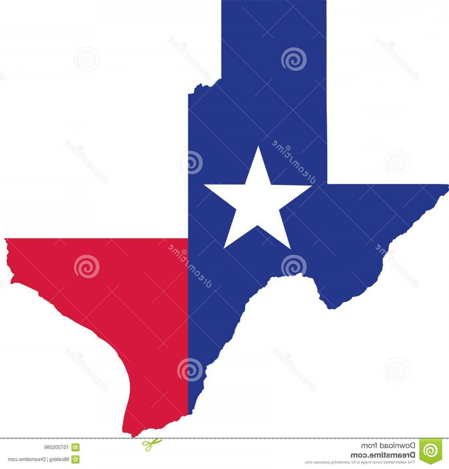 Texas State Flag Vector At Vectorified.com 