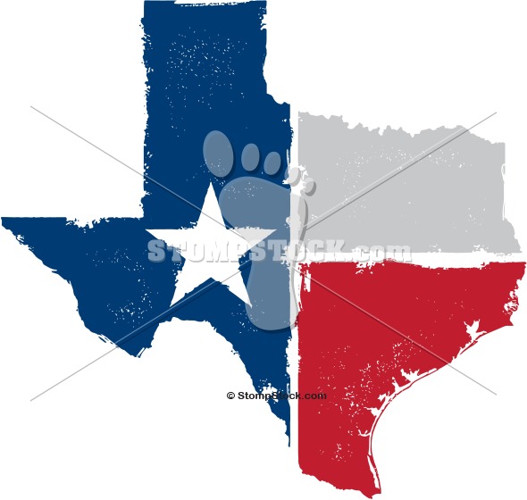 590x560 Vintage Style Texas State Flag Stompstock