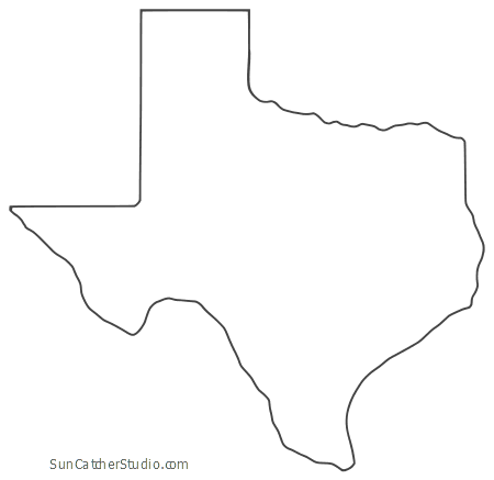 Texas State Outline Vector at Vectorified.com | Collection of Texas ...