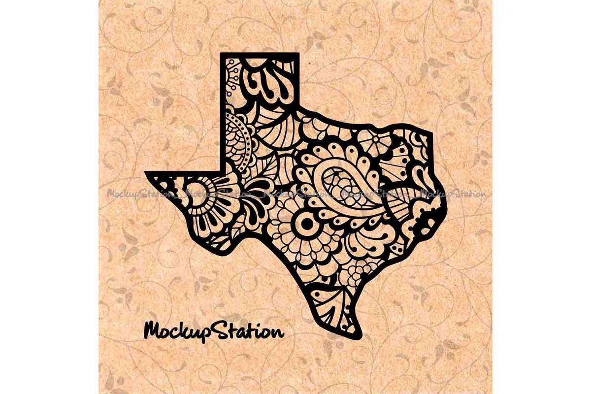 1200x800 Texas Mandala Tx Floral Paisley Png, Texas State Vector