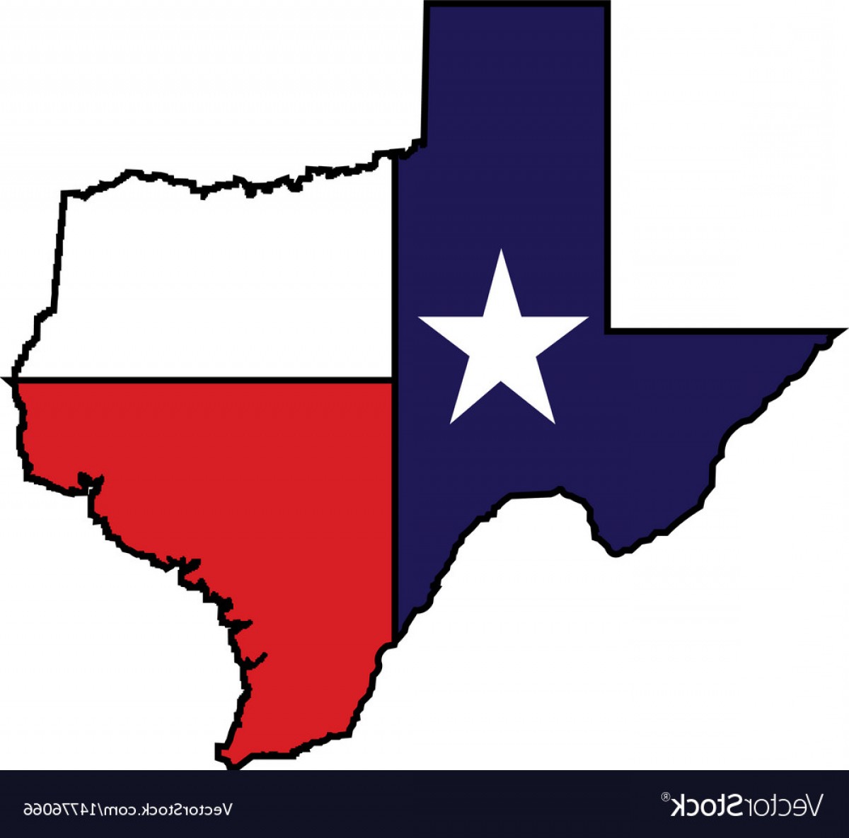 1200x1185 Texas State Flag In Vector Hoodamath