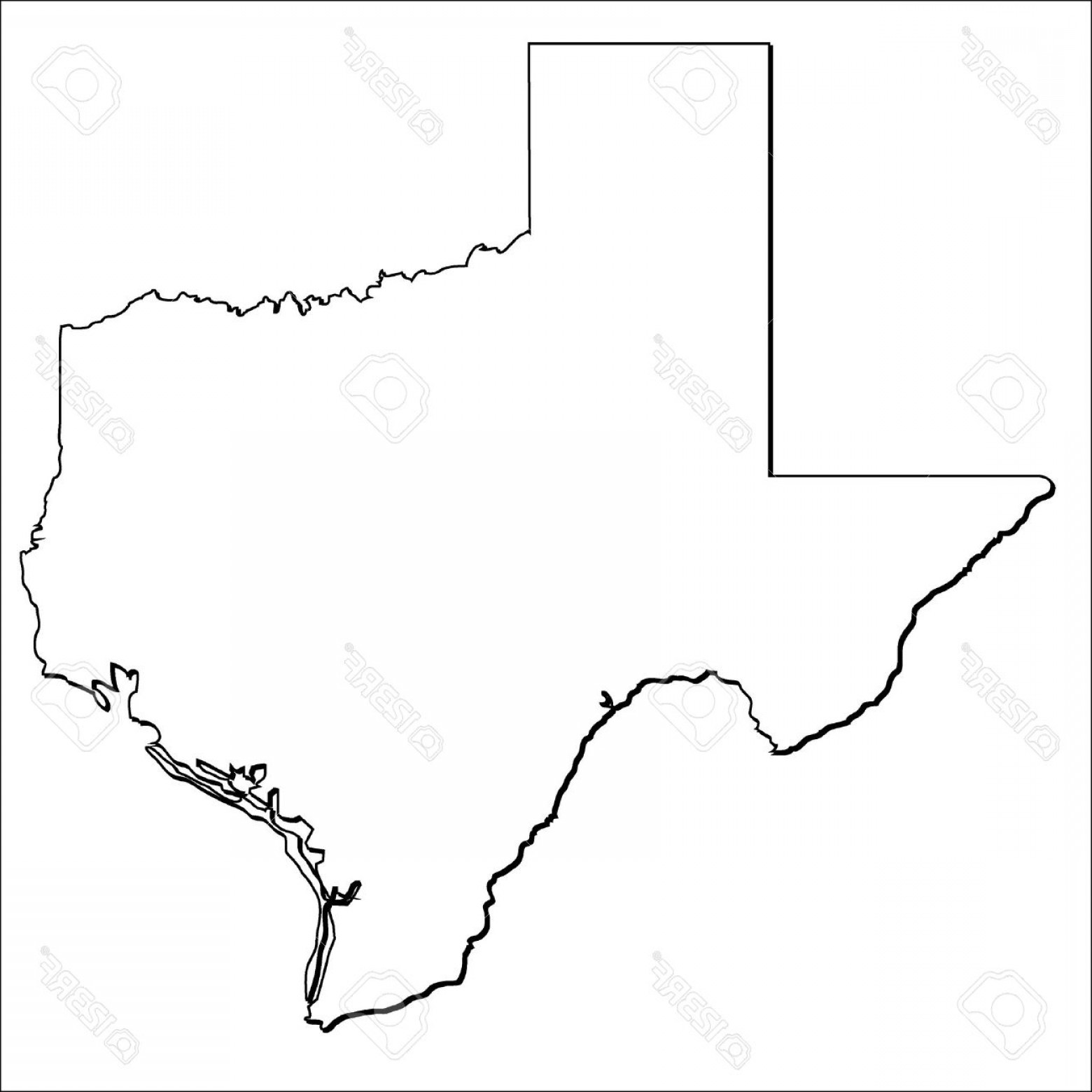 1560x1560 Texas State Outline Vector Savoyuptown