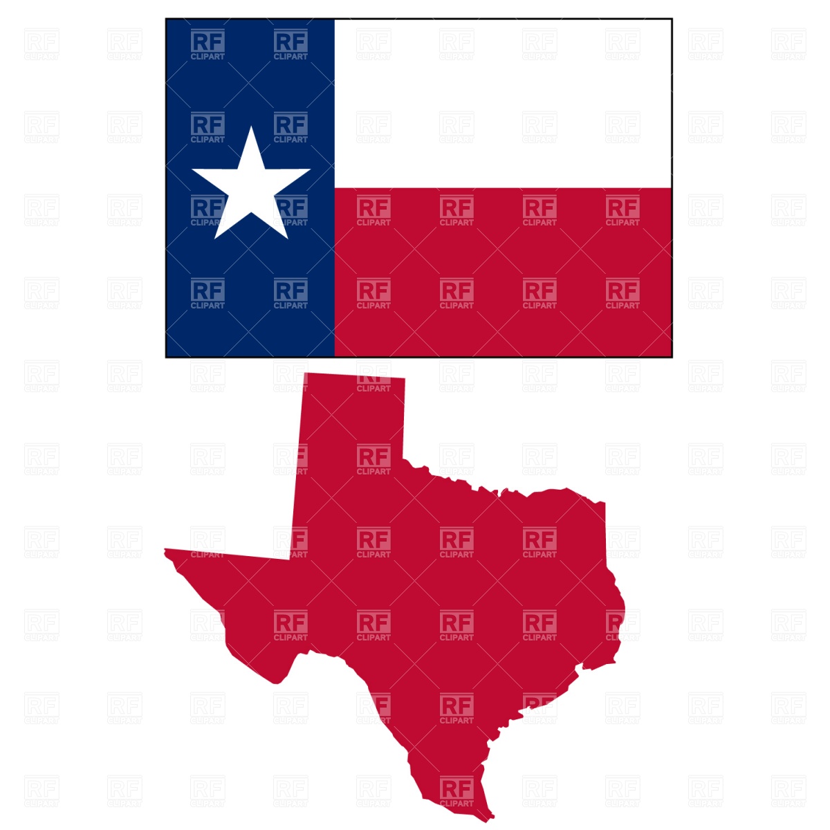 1200x1200 Texas State Map And Flag Vector Image Of Signs, Symbols, Maps