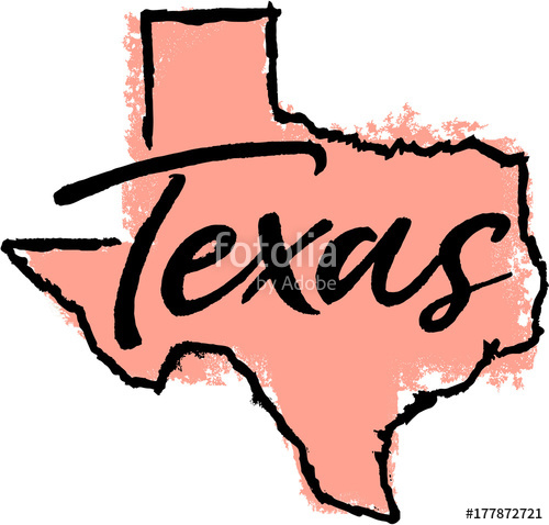500x478 Hand Drawn Texas State Design Stock Image And Royalty Free Vector