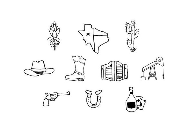 632x443 Free Texas Sketch Icon Vector Free Vector Download Cannypic