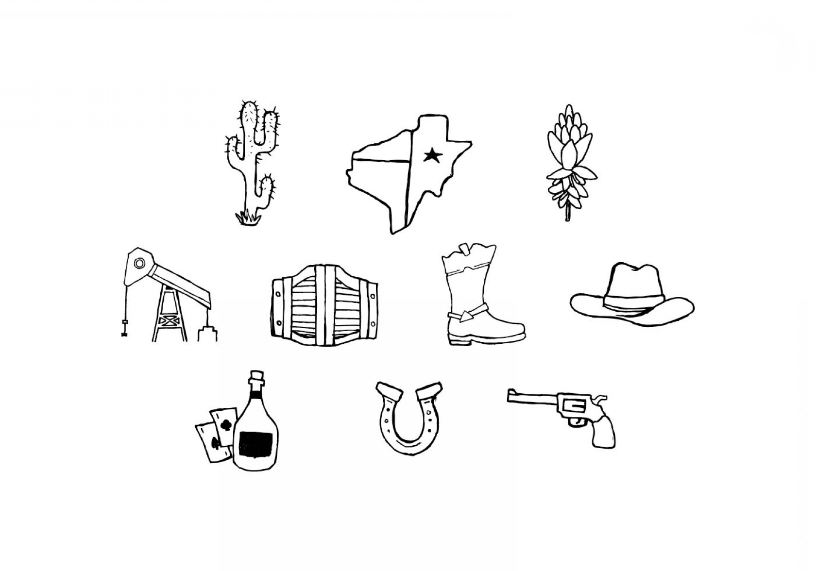 1680x1176 Texas Vector Drawing Lamaison