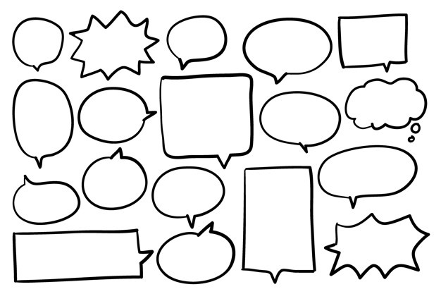 626x417 Speech Bubbles Vector Vectors, Photos And Free Download