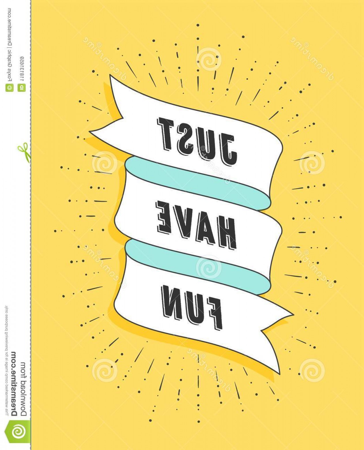 1263x1560 Just Have Fun Vintage Ribbon Banner Just Have Fun Vintage Ribbon