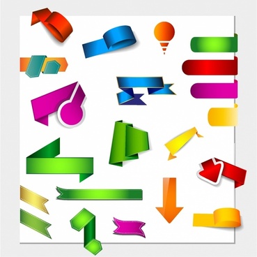 369x368 Text Banner Free Vector Download