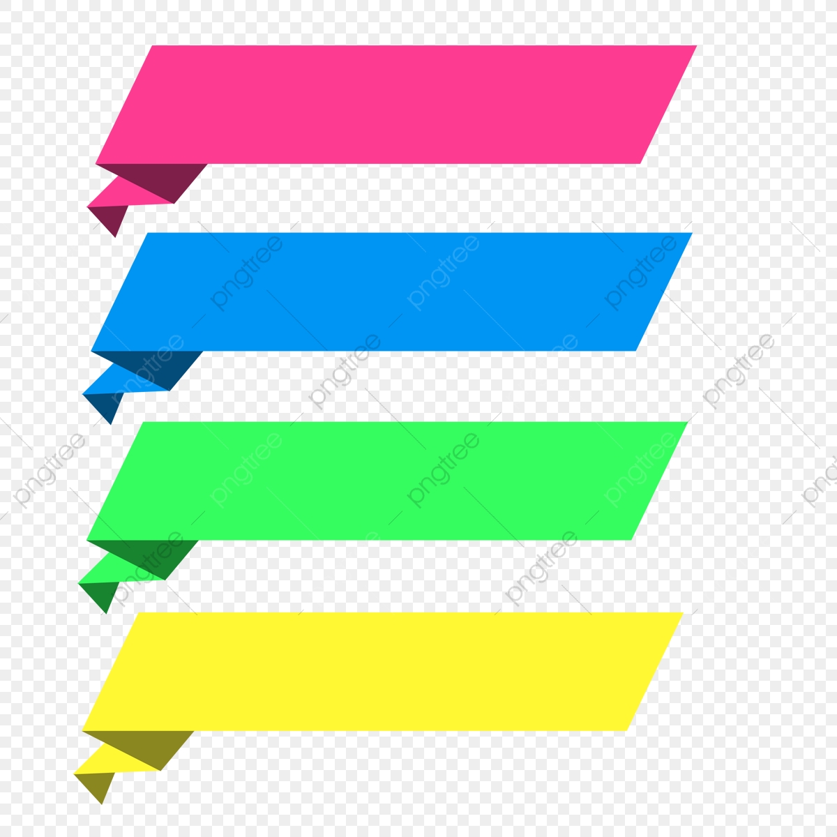 1200x1200 Vector Origami Banner Design, Png, Text Box, Banner Vector Png