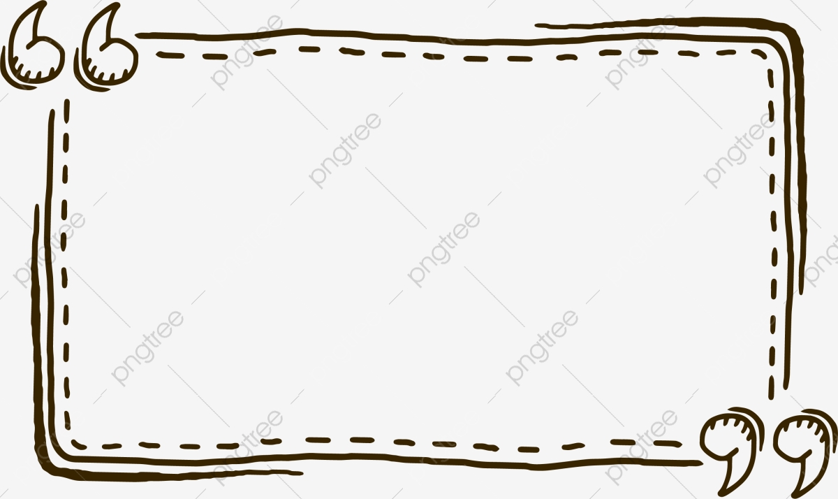 1200x714 Hand Painted Graffiti Quotation Marks Ted Text Border, Painted