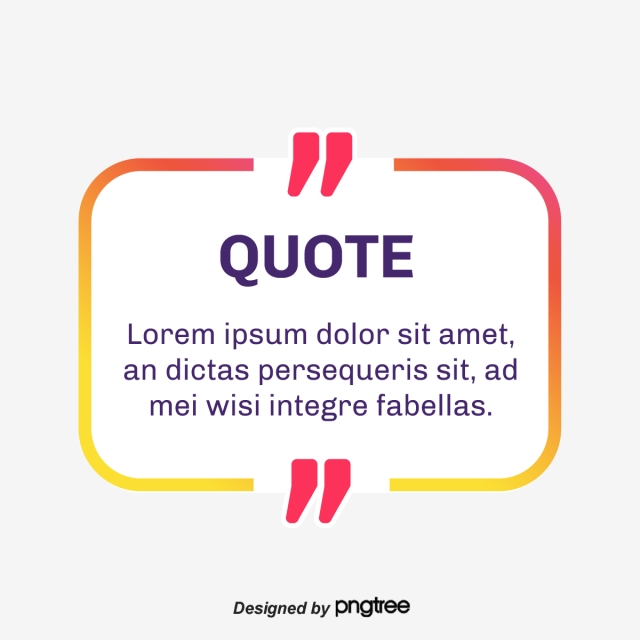 640x640 Reduced Gradient Quote Text Box Border, Quote, Quote Border