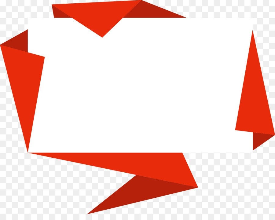 900x720 Origami Text Box Vector Origami Decorative Borders Png Download