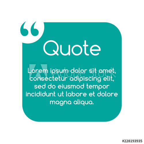 500x500 Quote Speech Bubble, Template, Text In Brackets, Citation Frame