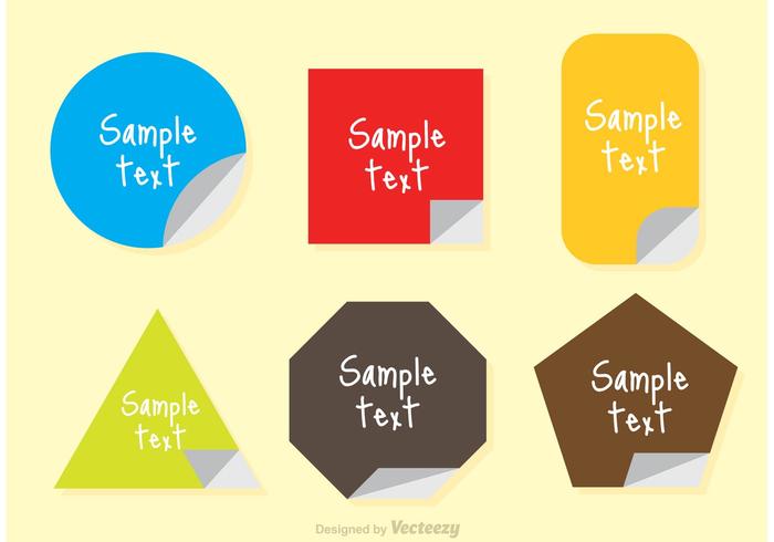 700x490 Sticker Text Box Vector