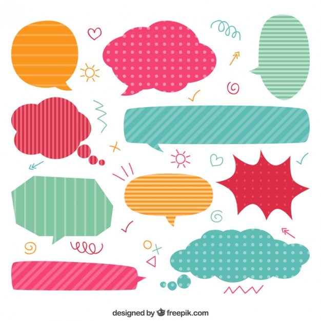Text Bubble Vector