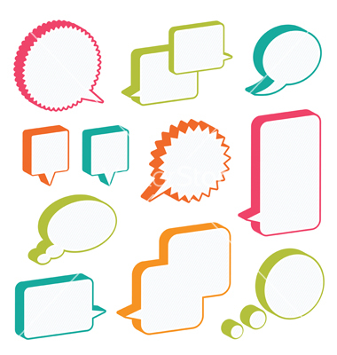 380x400 Text Speech Bubble Vector Images