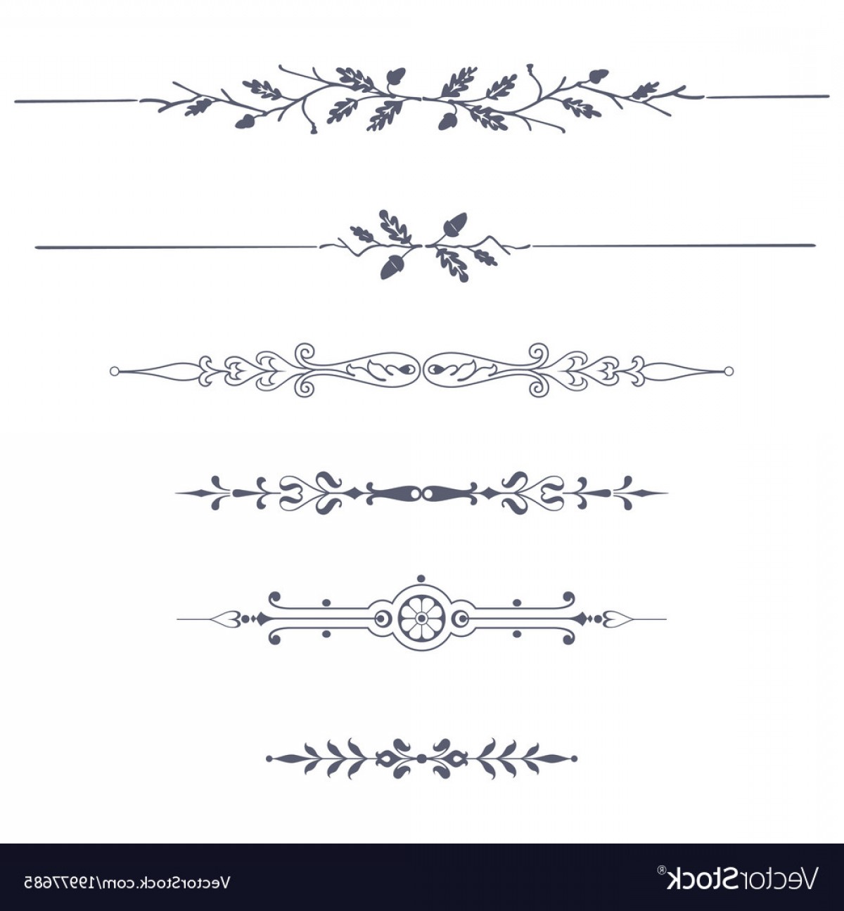 1200x1296 Set Of Decorative Text Dividers Vector Geekchicpro
