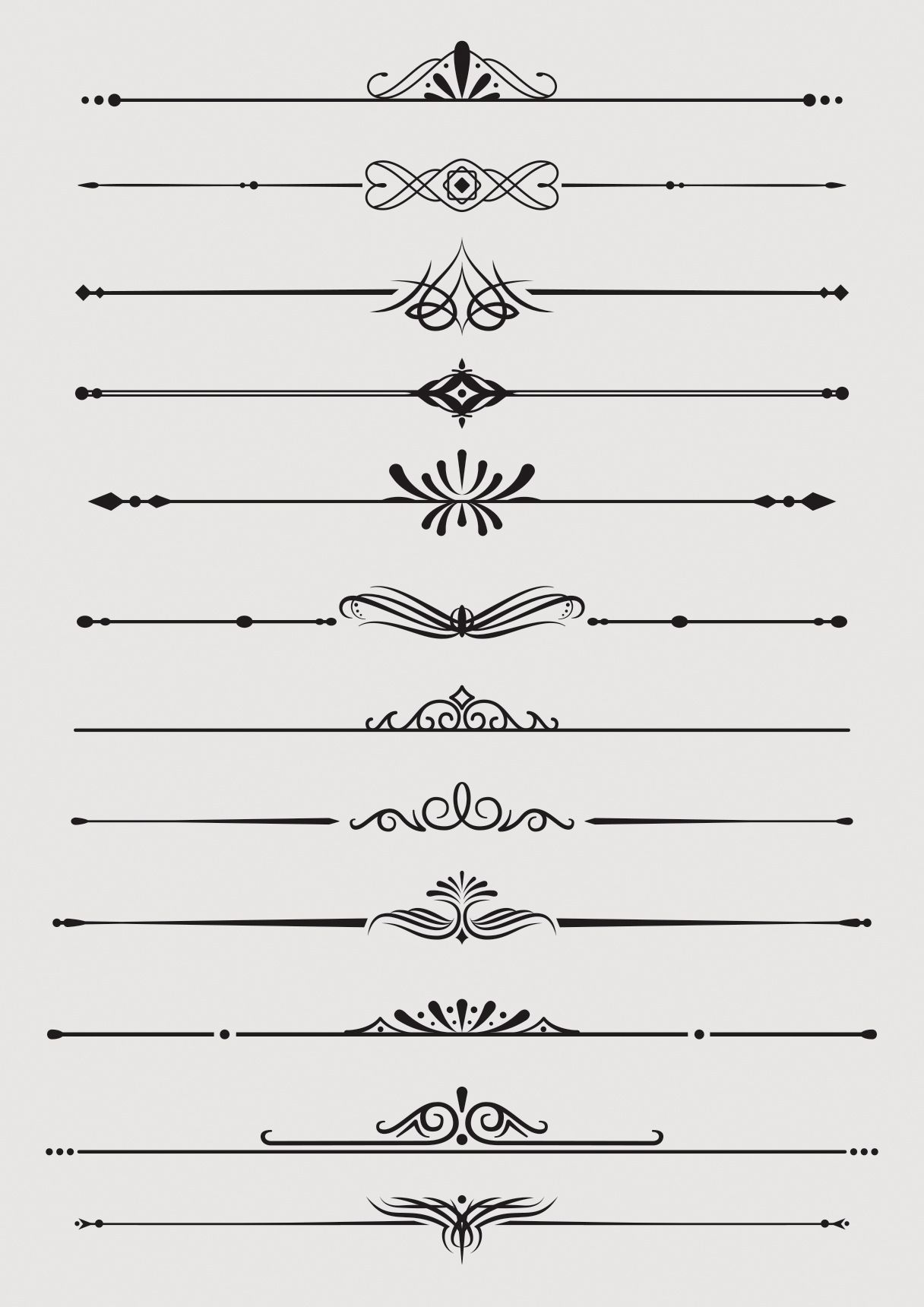 1216x1720 Vector Borders Dividers Design Stuph Font Art, Divider