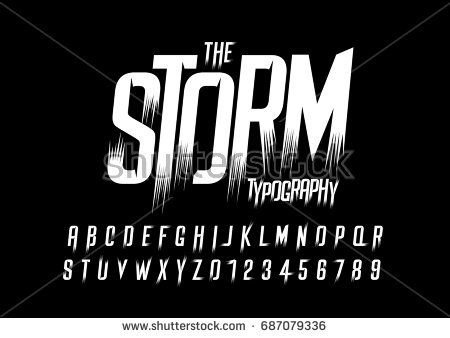 450x338 Vector Of Wild Stylized Font And Alphabet Dsgn Stuff Fonts