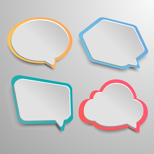 500x500 Paper Text Frames Vector Material Free Download