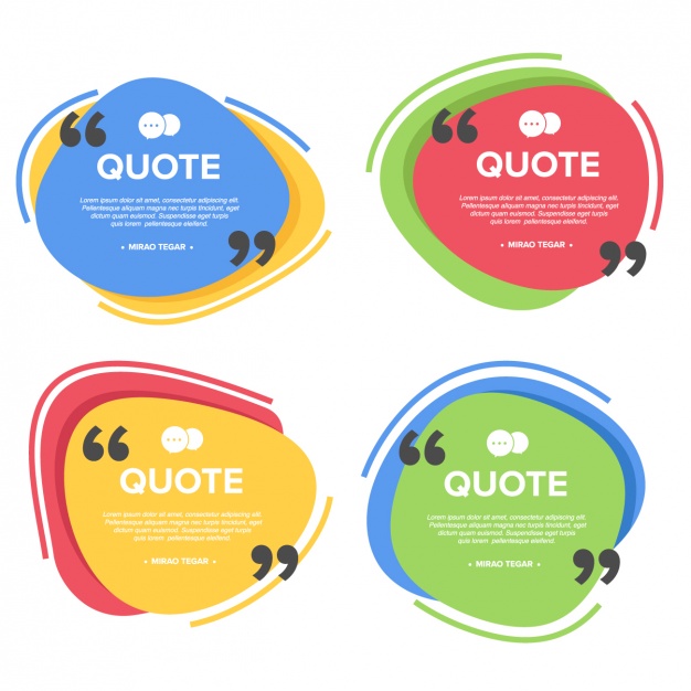 626x626 Coloured Text Frames Collection Vector Free Download