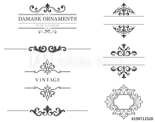 500x394 Vintage Text Frames And Dividers