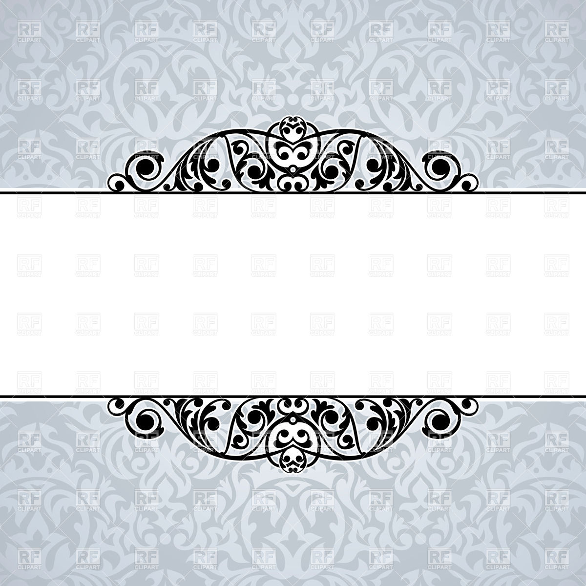 1200x1200 Vintage Background With Floral Frame And Place For Text Vector