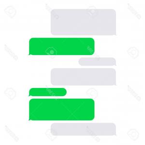 300x300 Mobile Icon With Text Message Speech Bubble Vector Newwaysys