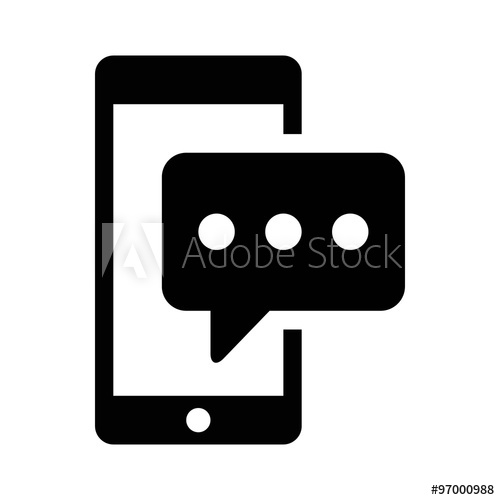 500x500 Sms Phone Text Message Flat Icon For Apps And Websites